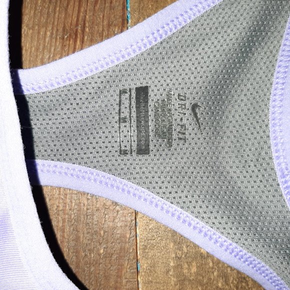 Women's Nike racerback workout top purple - Picture 3 of 3